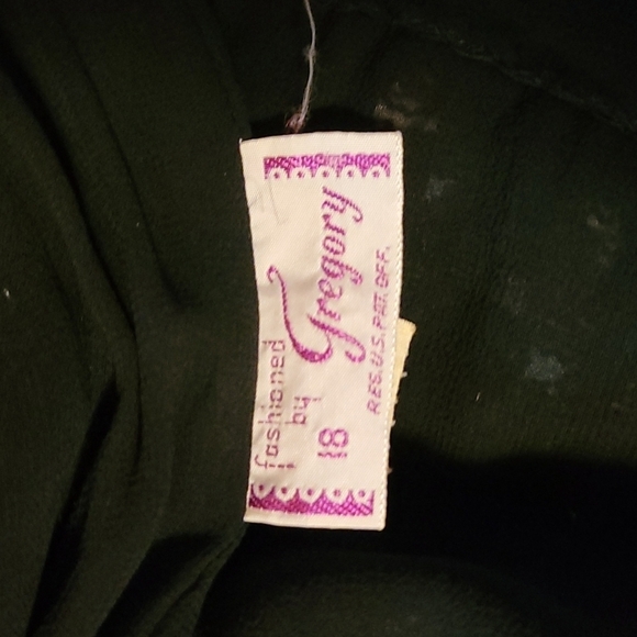 Vintage* Sequined Sleevless Top* Black* Sz L - Picture 5 of 5